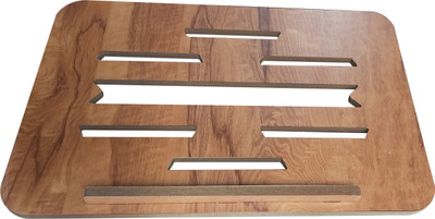 LINGAZ Cooling01 Ergonomic Cooling Pad with Adjustable Height(Brown)