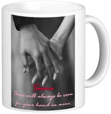 GNS I Love You Seema Romantic Wish 95 Ceramic Coffee Mug(330 ml)