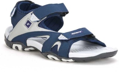 Sparx SS 453 Men Sports Sandals(Navy, Grey , 7)