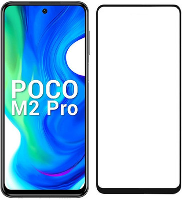 Msons Screen Guard for Poco M2 Pro | 11D Premium Quality Full Glue 9H Hardness Anti Scratch Full Edge(Pack of 1)