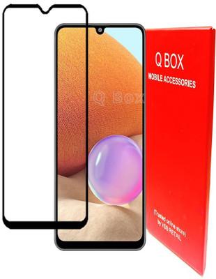 Q Box Edge To Edge Tempered Glass for Samsung Galaxy A32(Pack of 1)