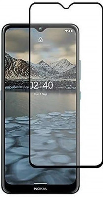 Pannu Edge To Edge Tempered Glass for Nokia 2.4(Pack of 1)