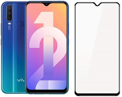 Msons Edge To Edge Tempered Glass for VIVO Y12 | 11D Premium Quality Full Glue 9H Hardness Anti Scratch Full Edge(Pack of 1)