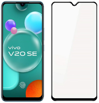 HQ Protection Edge To Edge Tempered Glass for VIVO V20 SE | 11D Premium Quality Full Glue 9H Hardness Anti Scratch Full Edge(Pack of 1)