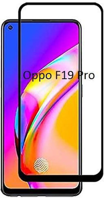 NewSelect Edge To Edge Tempered Glass for Oppo F19 Pro(Pack of 1)