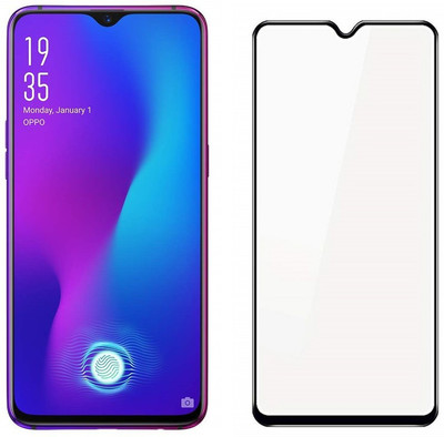 Msons Edge To Edge Tempered Glass for OPPO R17 | 11D Premium Quality Full Glue 9H Hardness Anti Scratch Full Edge(Pack of 1)