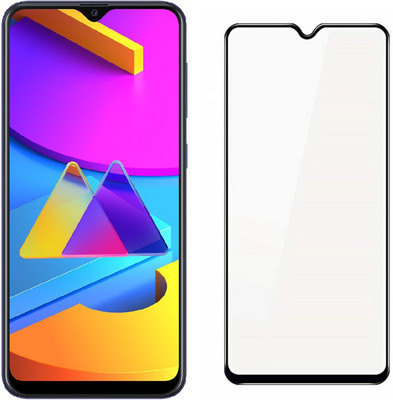 Msons Edge To Edge Tempered Glass for Samsung Galaxy M10s | 11D Premium Quality Full Glue 9H Hardness Anti Scratch Full Edge(Pack of 1)