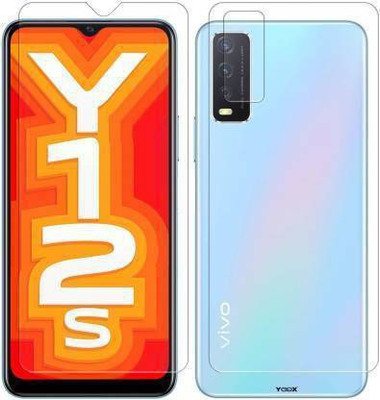 Firstkart Front and Back Tempered Glass for Vivo Y12s(Pack of 2)