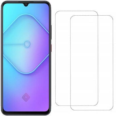 MobiTracs Tempered Glass Guard for VIVO S1 PRO | Original Tempered Glass Full Glue 9H Hardness Full Screen Coverage(Pack of 2)