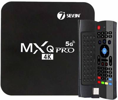 7SEVEN 4K Android TV Box 2GB 16GB 64 Bit Quad Core WiFi UHD 4K 1080 MXQ PRO Android Box Media Streaming Device