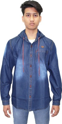 KUONS AVENUE Full Sleeve Solid Men Denim Jacket