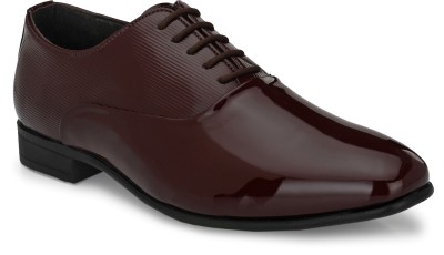 SAN FRISSCO Comfort Stylish Oxfords For Men (Maroon) Lace Up For Men(Brown , 9)