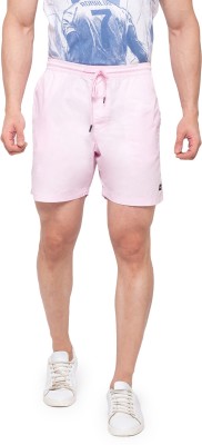 Status Quo Solid Men Pink Regular Shorts