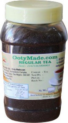 Ooty Made.Com Nilgiris Special, Authentic,Strong, Bold, Rich Regular Dust Tea Direct from Nilgiris Tea Garden for Home, Tea stall,Hotel, Restaurant and Family Tea Plastic Bottle(250 g)