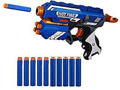 SNM97 Blaze Storm Manual Soft Bullet Shooting Pistol Toy Gun Guns & Darts(Blue)