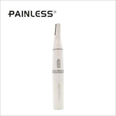 Painless 2 in 1 Electric Eyebrow Shaping facial trimmer for women Grooming Kit 45 min  Runtime 1 Length Settings(White)