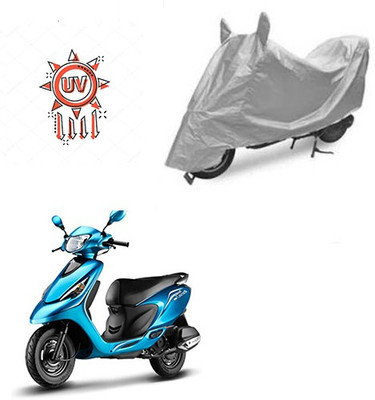 Feel heaven Two Wheeler Cover for TVS(Zest, Silver)