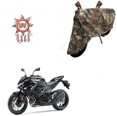 Feel heaven Two Wheeler Cover for Kawasaki(Z800, Multicolor)