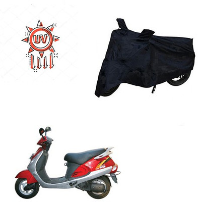 Atulit enterprises Two Wheeler Cover for Kinetic(Nova, Black)