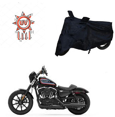 Atulit enterprises Two Wheeler Cover for Harley Davidson(XL 1200, Black)