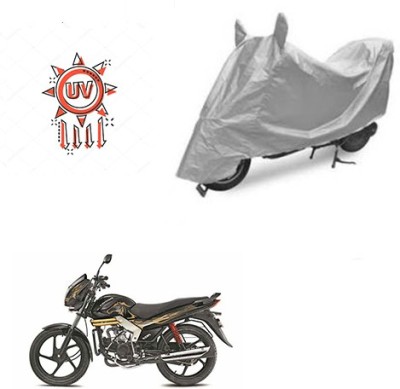 Atulit enterprises Two Wheeler Cover for Mahindra(Centuro, Silver)