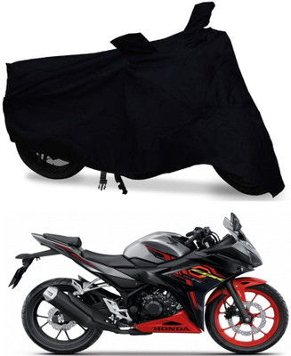 THE REAL ARV Waterproof Two Wheeler Cover for Honda(CBR 150R, Black)