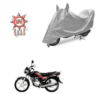 Atulit enterprises Two Wheeler Cover for Suzuki(Heat, Silver)