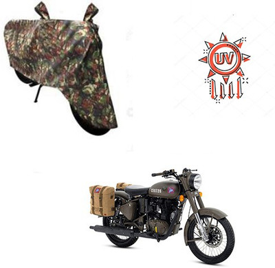 HYBRIDS COLLECTION Waterproof Two Wheeler Cover for Royal Enfield(Classic 500, Multicolor)