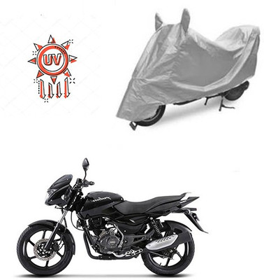 Atulit enterprises Two Wheeler Cover for Bajaj(Pulsar 150, Silver)