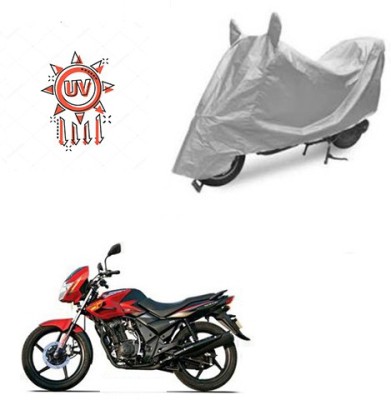 Atulit enterprises Two Wheeler Cover for TVS(Flame DS 125, Silver)