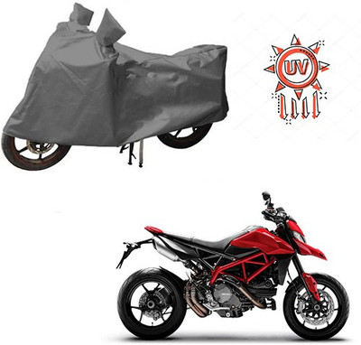 RPSENTTERPR Waterproof Two Wheeler Cover for Ducati(Hyperstrada, Grey)