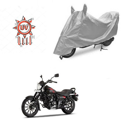 Feel heaven Two Wheeler Cover for Bajaj(Avenger 220 Street, Silver)
