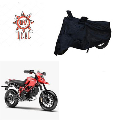 Atulit enterprises Two Wheeler Cover for Ducati(Hypermotard, Black)