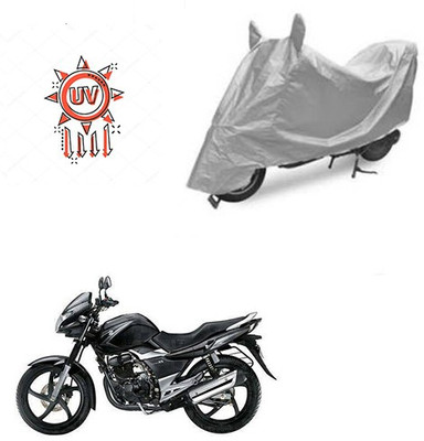 Atulit enterprises Two Wheeler Cover for Suzuki(GS, Silver)
