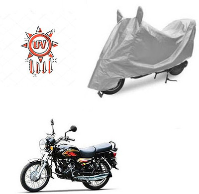 Atulit enterprises Two Wheeler Cover for TVS(Max 4R, Silver)