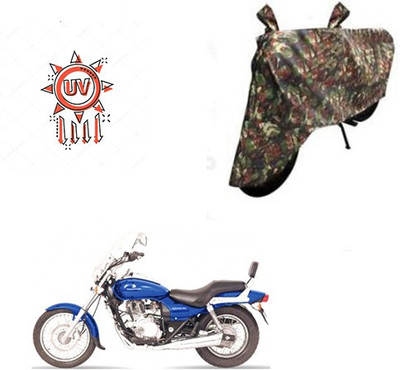 HYBRIDS COLLECTION Waterproof Two Wheeler Cover for Bajaj(Avenger, Multicolor)