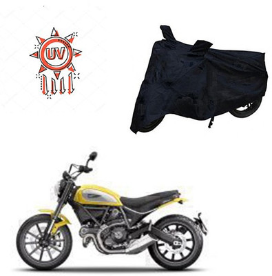 Atulit enterprises Two Wheeler Cover for Ducati(Scrambler, Black)