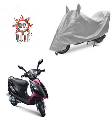 RPSENTTERPR Waterproof Two Wheeler Cover for TVS(Scooty Streak, Silver)