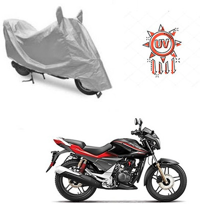 Atulit enterprises Waterproof Two Wheeler Cover for Hero(CBZ Extreme, Silver)