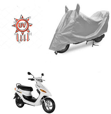 Atulit enterprises Two Wheeler Cover for Indus(Yo Electron, Silver)
