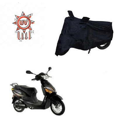 Atulit enterprises Two Wheeler Cover for Hero(Electric Zippy, Black)