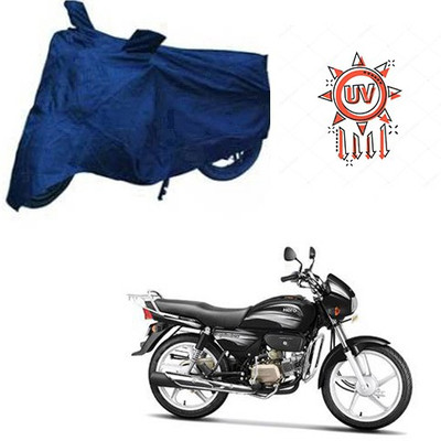 RPSENTTERPR Waterproof Two Wheeler Cover for Hero(Splendor Plus, Blue)