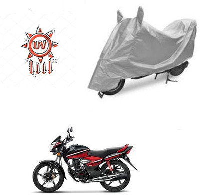 Atulit enterprises Two Wheeler Cover for Honda(CB Shine, Silver)
