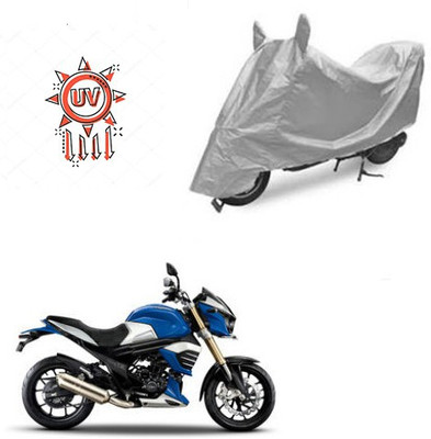 Atulit enterprises Two Wheeler Cover for Mahindra(MOJO XT 300, Silver)