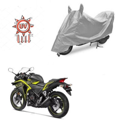 Atulit enterprises Two Wheeler Cover for Honda(CBR 250R, Silver)