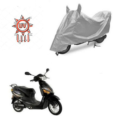 Feel heaven Two Wheeler Cover for Hero(Electric Zippy, Silver)
