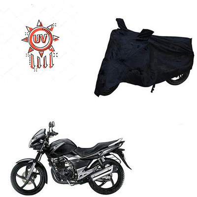 saanvi Two Wheeler Cover for Suzuki(GS 150R, Black)