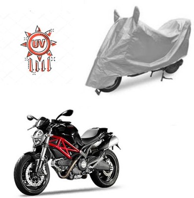 Atulit enterprises Two Wheeler Cover for Ducati(Monster 796 S2R, Silver)