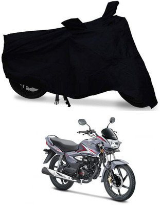 AutoGalaxy Two Wheeler Cover for Honda(CB Shine, Black)