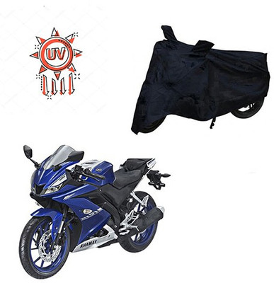 Atulit enterprises Two Wheeler Cover for Yamaha(R15, Black)